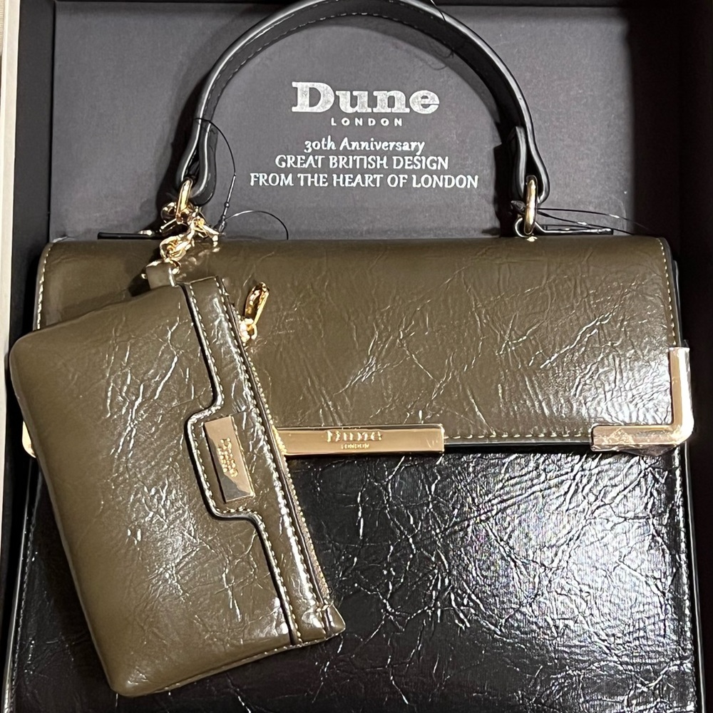 SOLD | $144 NWT | Dune of London | 30 Year Anniversary Two Tone Crossbody